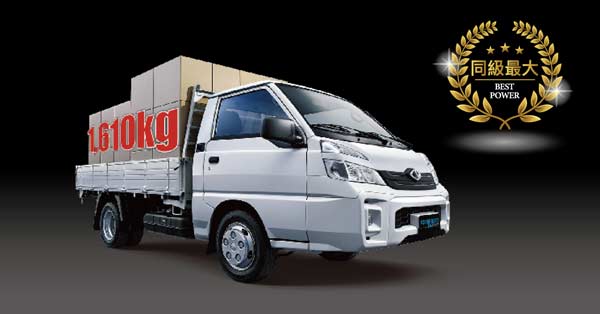 中華堅兵 P350 HYBRID提供同級最大載重 1,610kg